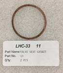 VALVE SEAT GASKET 13