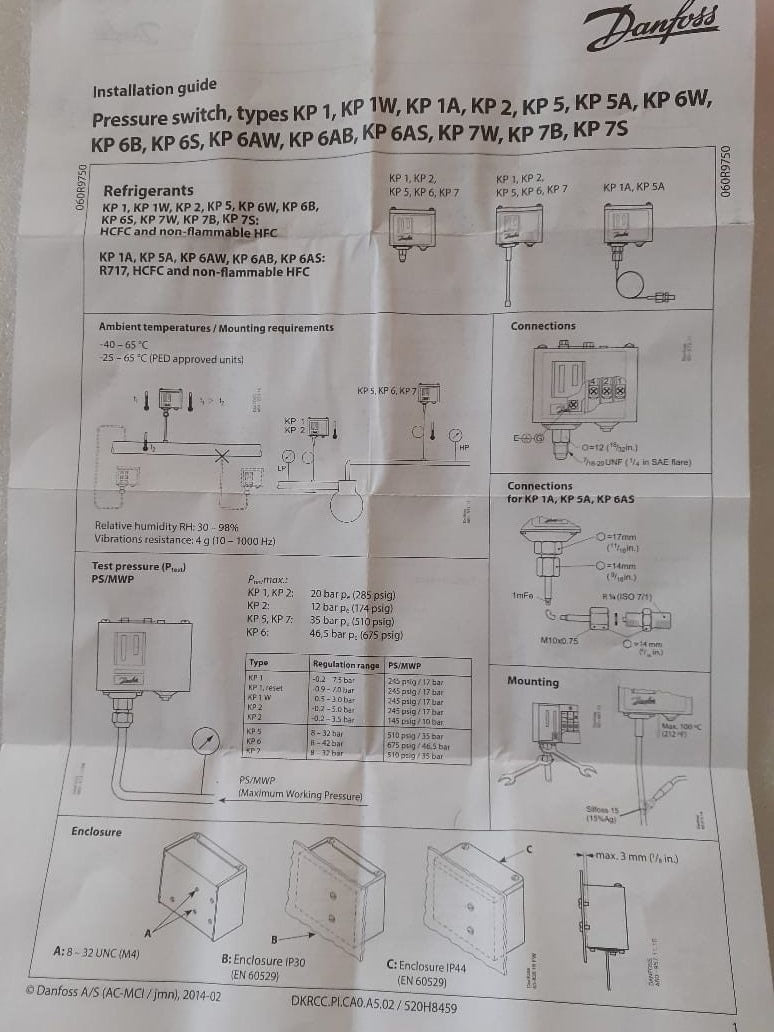 LOW PRESSURE CONTROL 060-110166